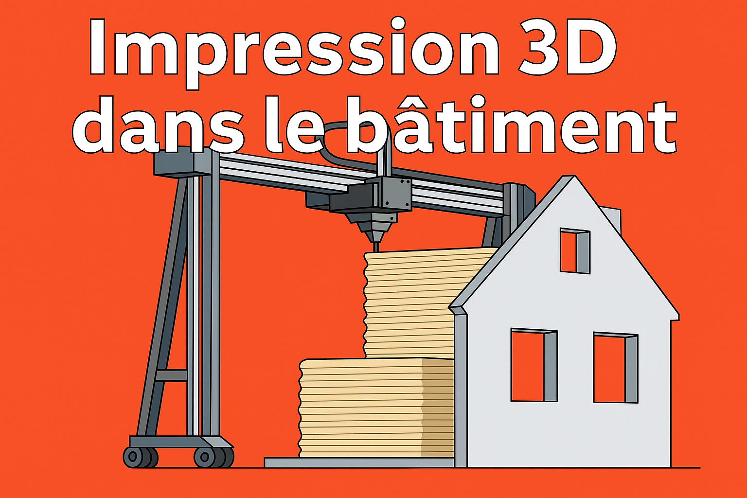 impression 3D dans le bâtiment